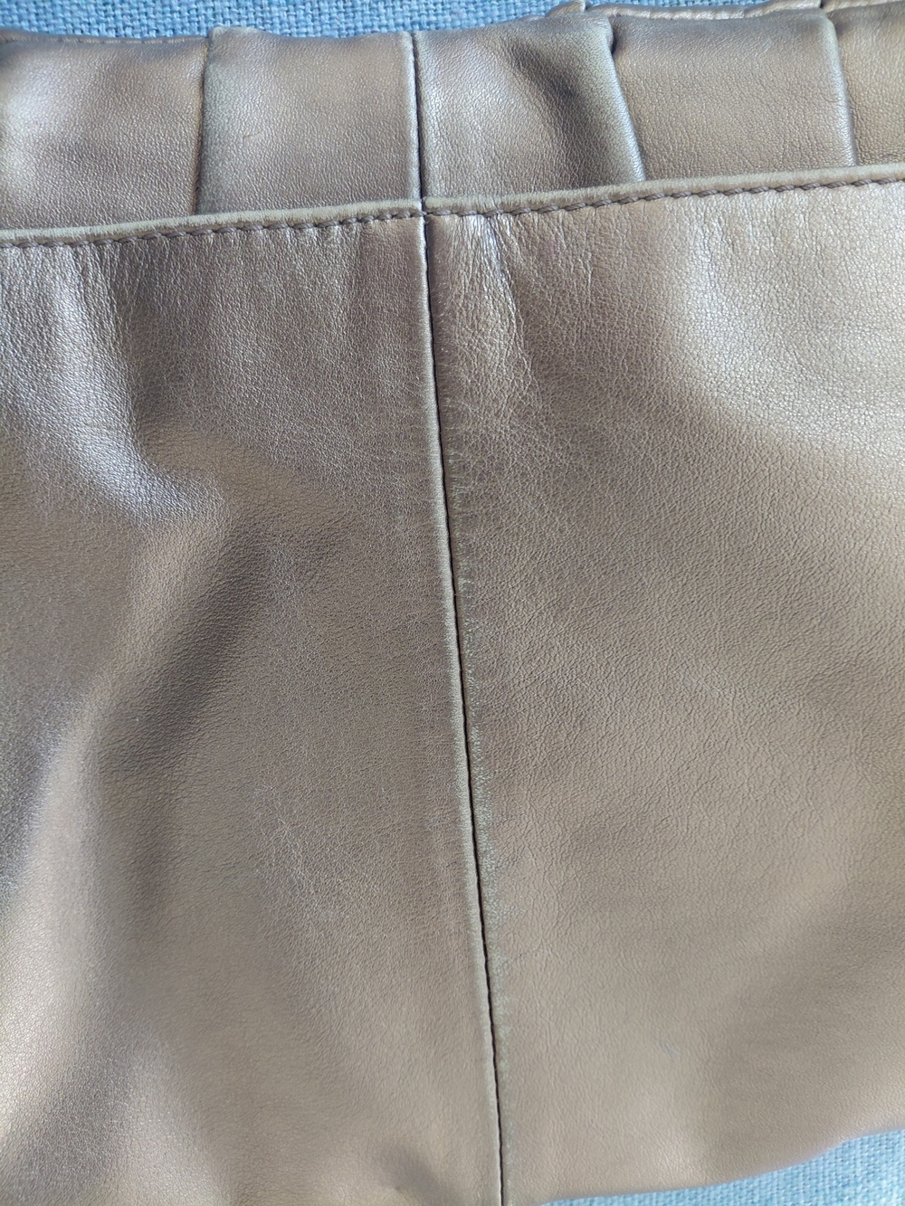 Vintage Coach Metallic Leather Shoulder Bag with Buckle Detail - Picture 9 of 16